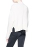 Back View - Click To Enlarge - THE ROW - 'Gracie' chunky rib knit border sweater