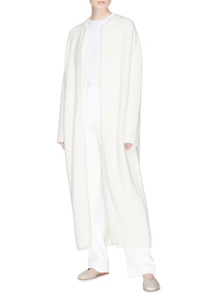 Figure View - Click To Enlarge - THE ROW - 'Ald' cashmere-silk bouclé coat