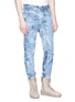 Front View - Click To Enlarge - FEAR OF GOD - 'Holy Water' tie-dye washed jeans