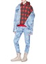 Figure View - Click To Enlarge - FEAR OF GOD - 'Holy Water' tie-dye washed jeans