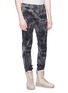 Front View - Click To Enlarge - FEAR OF GOD - 'Holy Water' tie-dye washed selvedge jeans