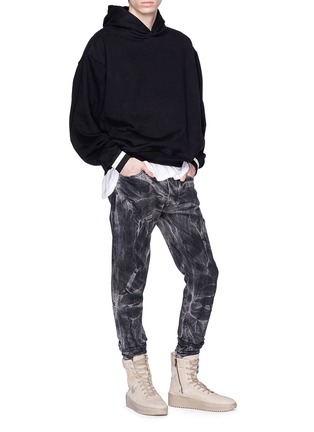 Figure View - Click To Enlarge - FEAR OF GOD - 'Holy Water' tie-dye washed selvedge jeans