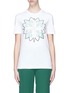 Main View - Click To Enlarge - EMILIO PUCCI - Flower appliqué T-shirt