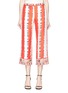 Main View - Click To Enlarge - EMILIO PUCCI - Graphic stripe print silk twill culottes