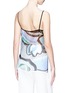 Back View - Click To Enlarge - EMILIO PUCCI - Graphic print tiered camisole top