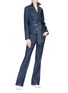 Figure View - Click To Enlarge - 10057 - High waist flared jeans