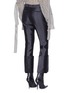 Back View - Click To Enlarge - ROKH - Roll cuff pintucked twill suiting pants