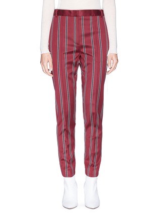 Main View - Click To Enlarge - ROKH - Stripe wool-cotton twill suiting pants
