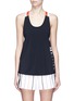 Main View - Click To Enlarge - P.E NATION - 'Cross Fire' logo cross back tank top