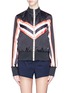 Main View - Click To Enlarge - P.E NATION - 'Crusher' stripe panel bomber jacket