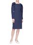 Figure View - Click To Enlarge - FFIXXED STUDIOS - 'Mignon' puff sleeve dress