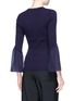 Back View - Click To Enlarge - 3.1 PHILLIP LIM - Chiffon cuff sweater