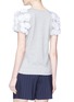 Back View - Click To Enlarge - MINKI - Floral appliqué T-shirt