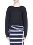 Main View - Click To Enlarge - 3.1 PHILLIP LIM - Tie back cropped sweatshirt