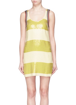 Main View - Click To Enlarge - 3.1 PHILLIP LIM - Stripe sequin tank dress