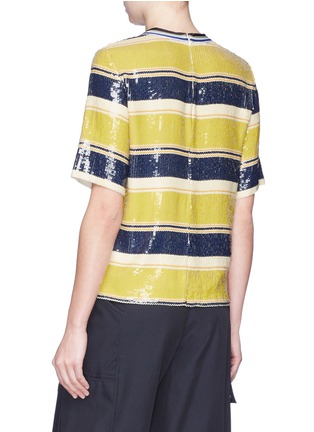 Back View - Click To Enlarge - 3.1 PHILLIP LIM - Stripe sequin top