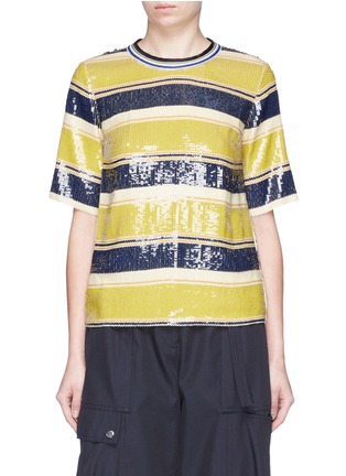 Main View - Click To Enlarge - 3.1 PHILLIP LIM - Stripe sequin top