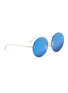Figure View - Click To Enlarge - FOR ART'S SAKE - 'Vermeer' faux pearl embellished metal round sunglasses