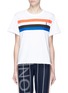 Main View - Click To Enlarge - P.E NATION - 'Middle Distance' stripe T-shirt