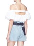 Back View - Click To Enlarge - 3.1 PHILLIP LIM - Puffed off-shoulder cropped top