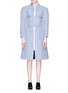Main View - Click To Enlarge - SHUSHU/TONG - Puff shoulder belted gingham check coat