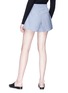 Back View - Click To Enlarge - SHUSHU/TONG - Pleated panel gingham check shorts