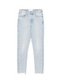 Main View - Click To Enlarge - CURRENT/ELLIOTT - 'The Ultra High Waist' frayed cuff skinny jeans