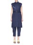 Main View - Click To Enlarge - 3.1 PHILLIP LIM - Satin panel belted long cargo vest