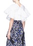 Back View - Click To Enlarge - 3.1 PHILLIP LIM - Layered back ruffle cropped flamenco top