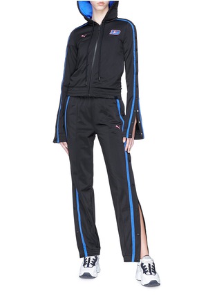 Figure View - Click To Enlarge - FENTY PUMA BY RIHANNA - Snap button outseam track pants