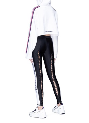 Figure View - Click To Enlarge - FENTY PUMA BY RIHANNA - Lace-up back performance tights