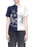 Main View - Click To Enlarge - ANGEL CHEN - Colourblock graphic print T-shirt