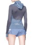Back View - Click To Enlarge - ADIDAS BY STELLA MCCARTNEY - 'Run' colourblock Climalite® performance hoodie