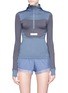 Main View - Click To Enlarge - ADIDAS BY STELLA MCCARTNEY - 'Run' colourblock Climalite® performance hoodie