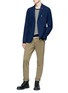 Figure View - Click To Enlarge - SCOTCH & SODA - Stripe cotton-cashmere sweater