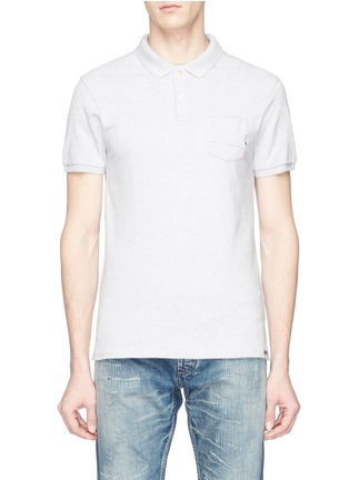 Main View - Click To Enlarge - SCOTCH & SODA - Chest pocket polo shirt