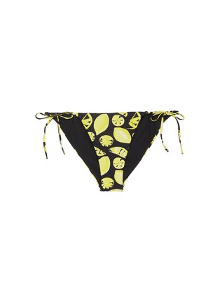 Main View - Click To Enlarge - ONIA - 'Kate' tie side lemon print bikini bottoms