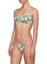 Figure View - Click To Enlarge - ONIA - 'Genevieve' banana print gingham check bandeau top