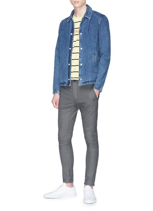Figure View - Click To Enlarge - TOPMAN - 'Micro Check' skinny pants