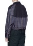 Back View - Click To Enlarge - JUNWEI LIN - Tartan plaid panel coat