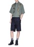 Figure View - Click To Enlarge - DRIES VAN NOTEN - Floral embroidered short sleeve shirt