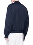 Back View - Click To Enlarge - DRIES VAN NOTEN - 'Volker' reversible floral embroidered cotton-linen bomber jacket