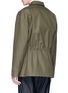 Back View - Click To Enlarge - DRIES VAN NOTEN - 'Vetch' retractable hood twill shirt jacket
