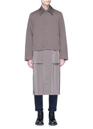 Main View - Click To Enlarge - DRIES VAN NOTEN - 'Revell' layered coat