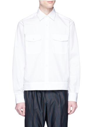Main View - Click To Enlarge - DRIES VAN NOTEN - 'Columbo' military shirt