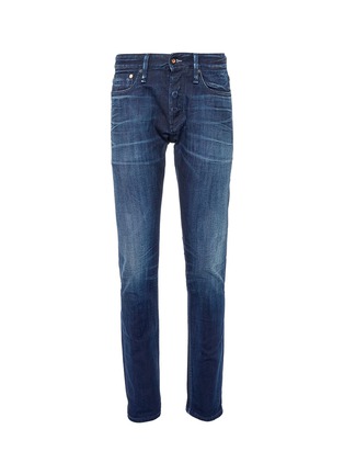 Main View - Click To Enlarge - DENHAM - 'Razor' washed slim fit jeans