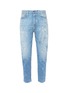 Main View - Click To Enlarge - DENHAM - Paint splatter cropped jeans