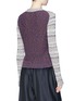Back View - Click To Enlarge - ACNE STUDIOS - 'Getik' contrast back stripe sweater