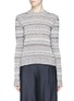 Main View - Click To Enlarge - ACNE STUDIOS - 'Getik' contrast back stripe sweater