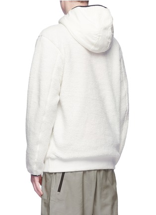 Back View - Click To Enlarge - NIKELAB - 'Essentials' sherpa fleece hoodie